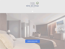 Tablet Screenshot of hoteletoile.com