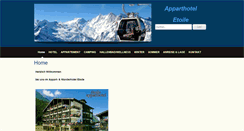 Desktop Screenshot of hoteletoile.ch